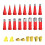 24Pc Stainless Steel Caulk Nozzle Applicator Caulk 11