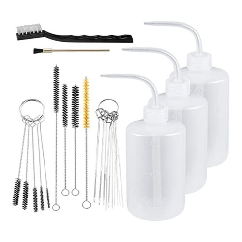24 Pcs GunCleaning Kit Paint 500Ml Plastic Squeeze