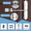 Automatic Door Closer Interior Door, Spring-Loaded 6