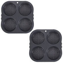 Hamburger Bakvormen Food Grade Siliconen Siliconen Hamburger Schimmel Zelfgemaakte Hamburger Bakvormen Vaatwasser Reinigbaar