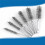 12 Pc Stainless Steel Bore Brushs Twisted Wire Dri 8