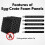 12 Pack Self-Adhesive Sound Proof Foam Panels, Hig 4