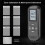 Digital Coating Thickness Gauge 0.01mm/1Mil Black Thickness Meter with Screen LCD Display Calibration Function for Car B 4