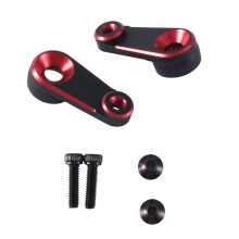 2 Stuks Metalen 25T Servo Arm Servo Hoorn 9740 voor TRX4M -4M 1/18 RC Crawler Auto Upgrades Onderdelen Accessoires,1