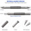 Spring Double End Nail Punch Set Center Hole Loade 7