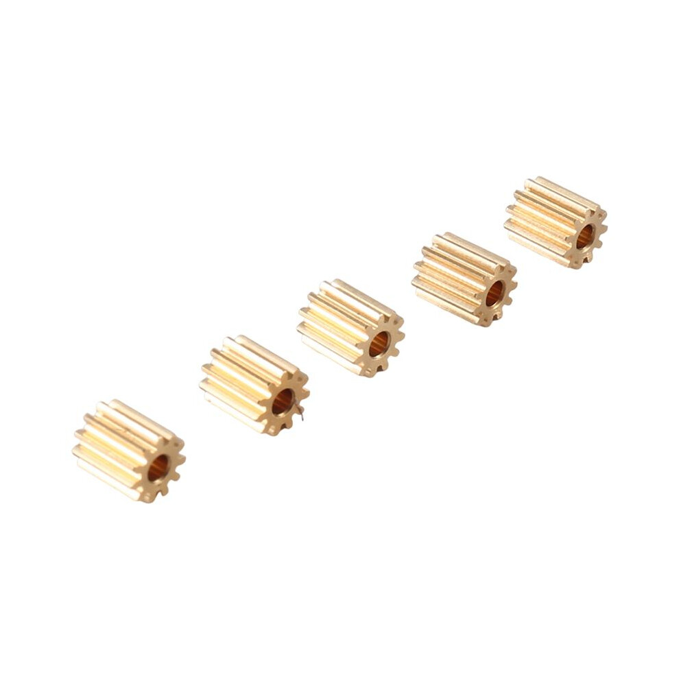 5Pcs Brass 11T Pinion Gear Motor Gear For Trx4m 1/18 Rc Crawler Car Upgrade Parts 6032091433805