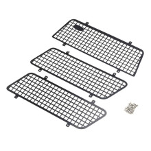 3Pcs Metal Window Mesh Protective Net Decoration for TRX4 Bronco 82046-4 1/10 RC Crawler Car Upgrade Parts