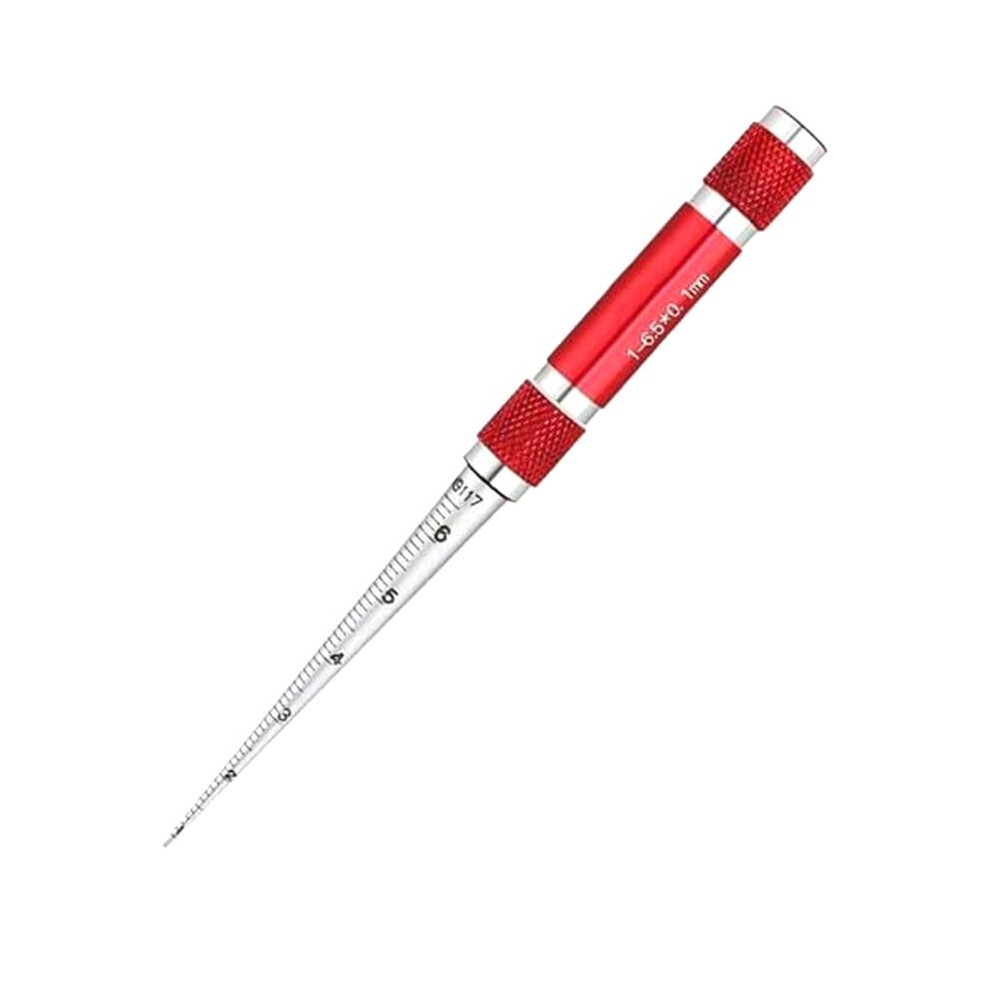 Conical Gauge Taper Welding Feeler Gauge Gage Welding Taper Gage Feeler Depth Ruler Space Hole Measurement Tool 1-6.5Mm 6033394055664
