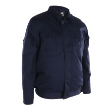 Dunkelblauer XL-Kühljacke mit Ventilator, USB-Stromversorgung und UV-Schutz