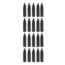 20 Stück Aluminiumlegierung M12x1,5 Radmuttern mit Stachel, 90 mm, schwarz, für Rennräder