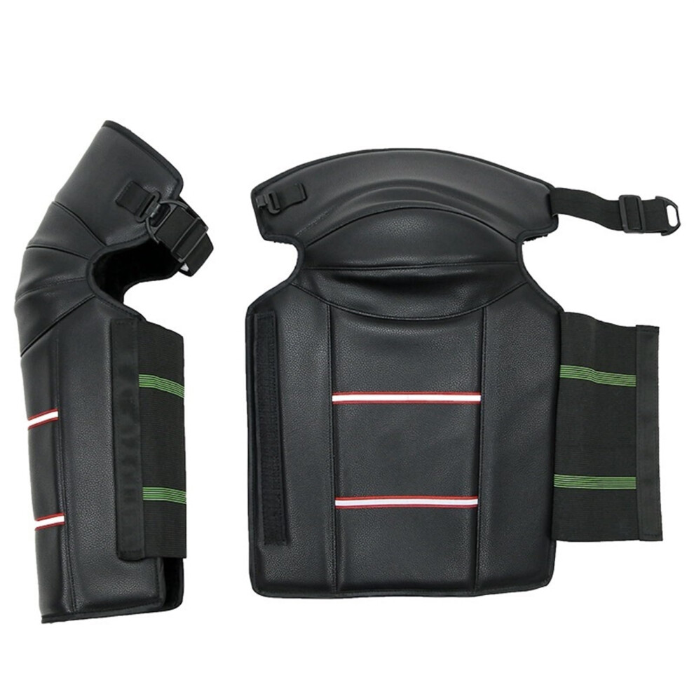 Waterproof Motorcycle Knee Pads Winter Windproof Oxford Fabric Ergonomic Fit Leg Warmers 2Pcs 9347817652734