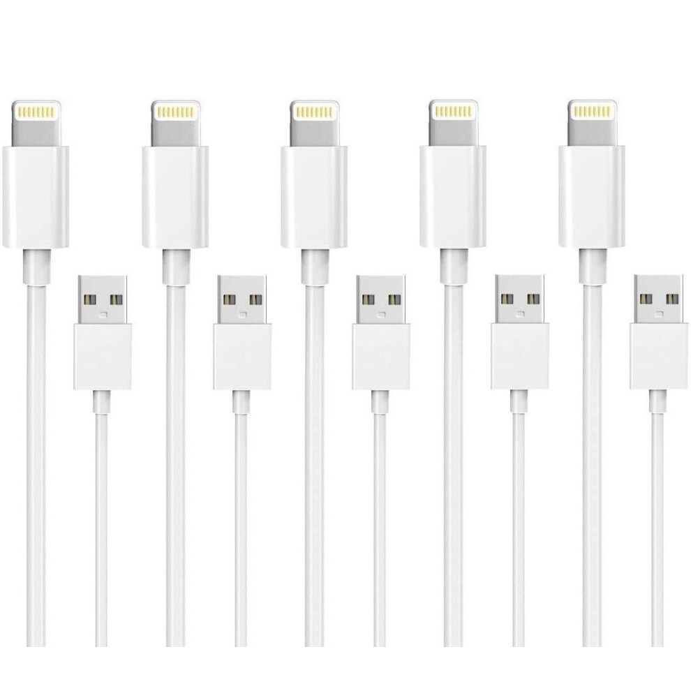 Usb To Lightning Cable For Iphone, Charge And Sync Durable Material Cord For Apple Devices, Fast Charging Lightning Cable For Iphone Ipad Ipod, High 9358999800028