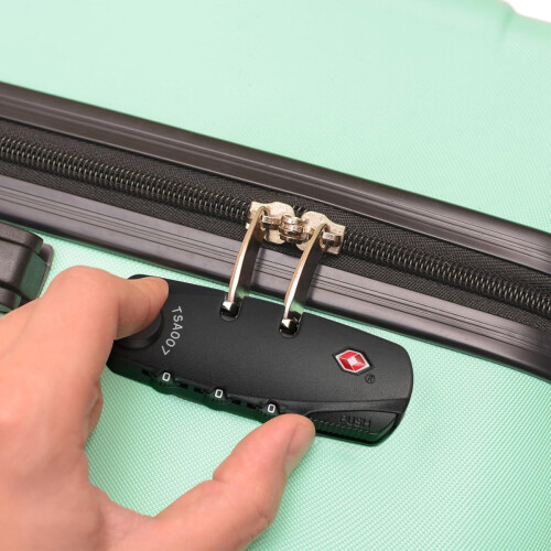 Luggage Travel Lock, TSA Approved Lock, 3 Digit Combination Lock with Resettable Code, Portable Security Solution for Suitcase Backpack Tool Box 2