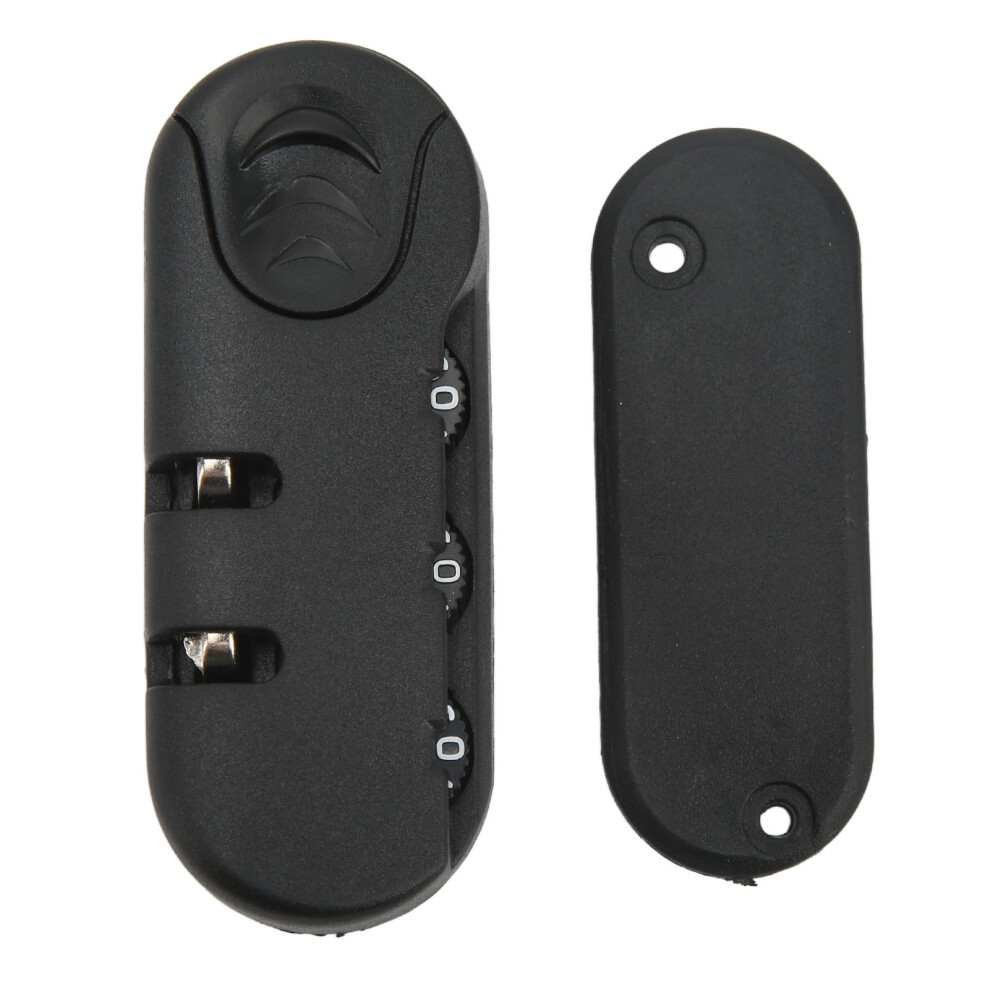 Travel Companion: Customs Travel Lock, TSA Approved, Three Digital Combination Locks, Zinc Alloy, ABS Material, Resettable Password, Wear Resistant-image-OPC-PQ2G67M-NEW