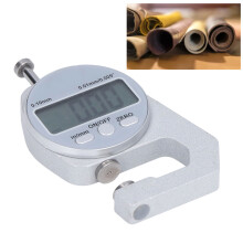Digital Thickness Gauge 0-10mm, Auto Power Off, Aluminum