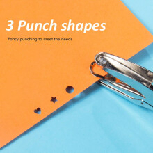 Pinkes Metall-Ein-Loch-Locher mit Soft-Grip-Griffen, 6mm Rund-Locher