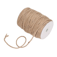 4MM 100m Natürliche Juteseil für DIY-Handarbeiten, Gartenarbeit & Dekoration