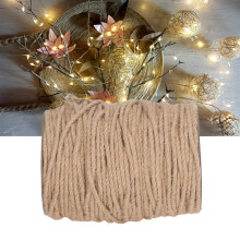 4MM 100m Natürliche Jute Schnur für DIY-Handwerk & Gartenarbeit