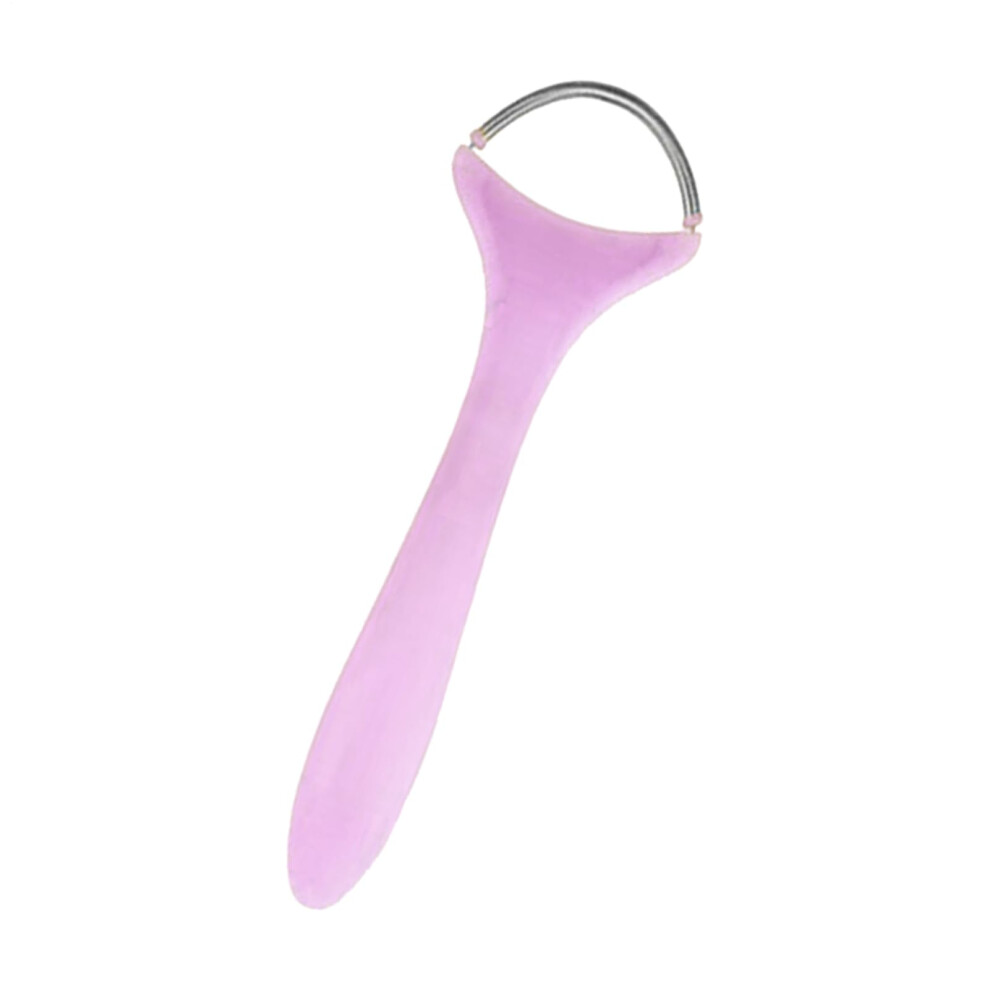 Pink Facial Hair Remover For Women Sensitive Skin, Gentle Spring Epilator For Chin And Neck,