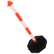 Traffic Safety Cone Parking Barrier with Elastic Rebound Impact Resistant for Road and Construction