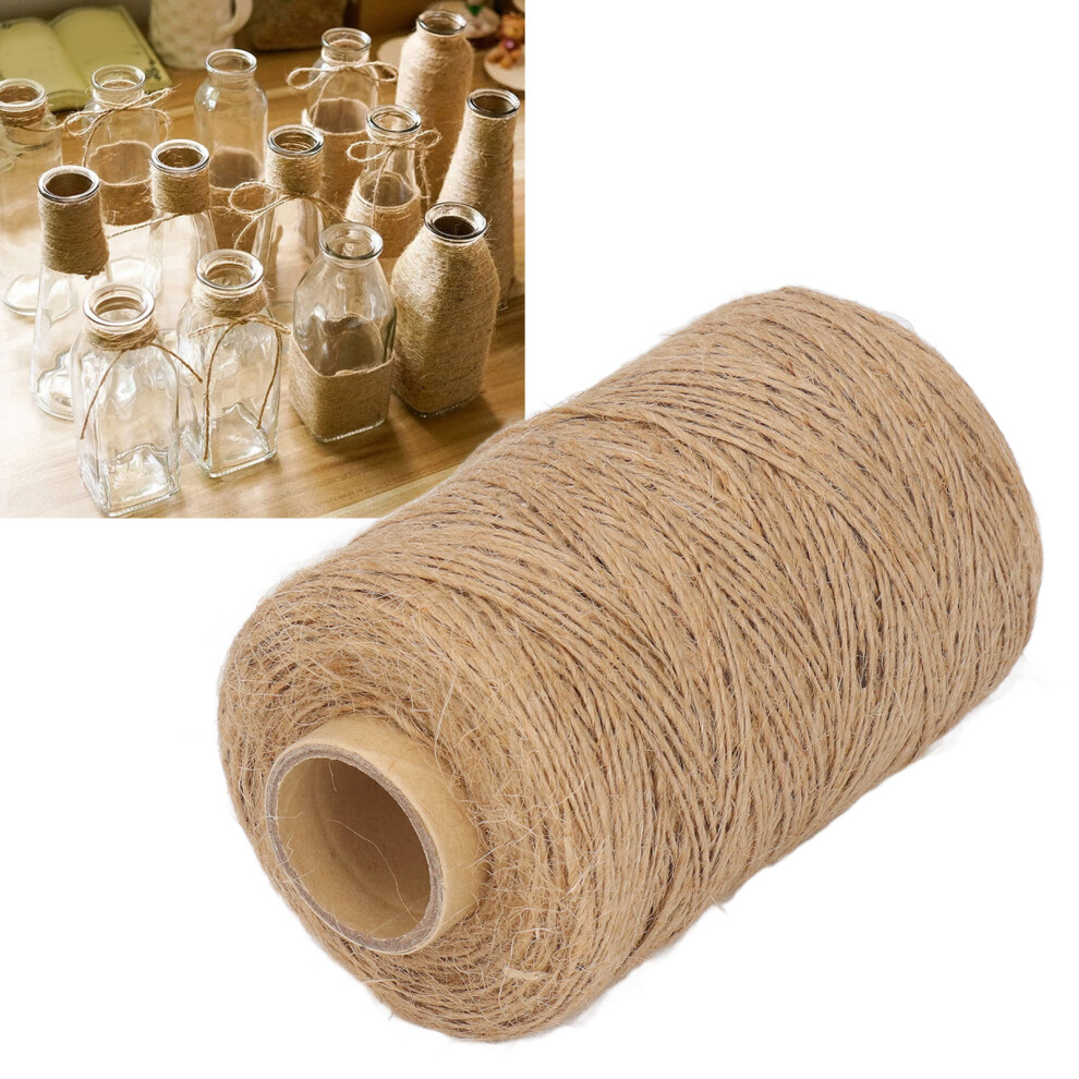 Jute String Rope 300M Length 1Mm Thick Natural Twine For Handcraft & Home Decor 7681376487300