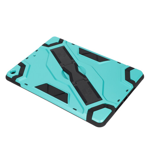 Capa protetora para iPad de 10,2 polegadas, com suporte robusto e multiângulo, resistente a impactos, ideal para trabalho e estudo. Design 1