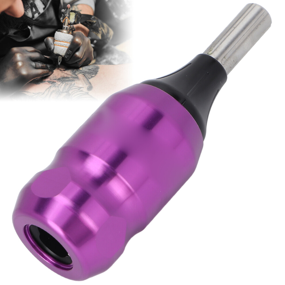 Purple Aluminum Alloy Adjustable Cartridge Tattoo Grip 95Mm Needle Bar