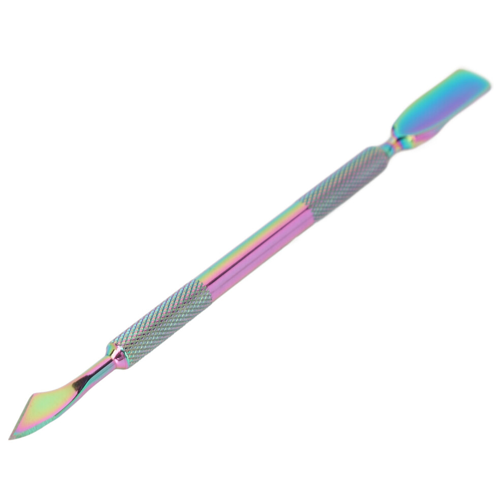 Stainless Steel Double Ended Nail Bevel Cuticle Pusher Large Size