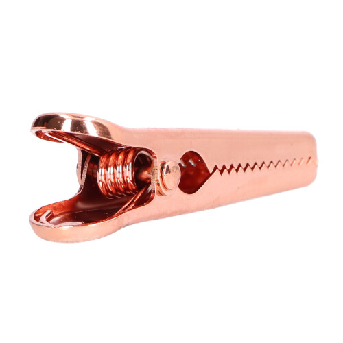 Clip d'étanchéité de 7,9 cm de long, or rose, fer 2