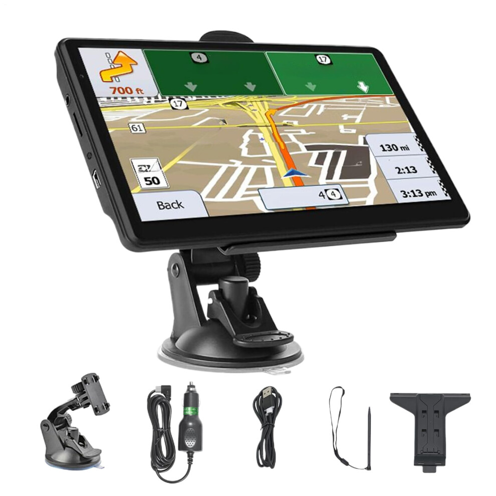 7 Inch Car Gps Navigation System With Voice Guidance, Speed Camera Alerts, Truck And Rv Maps 9347817654806