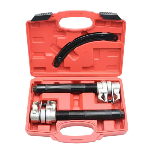Heavy Duty Spring Compressor Tool with Safety Lock for Cars and Universal Coil Spring Compression Kit