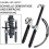 Heavy Duty Spring Compressor Tool with Safety Lock for Cars and Universal Coil Spring Compression Kit 3