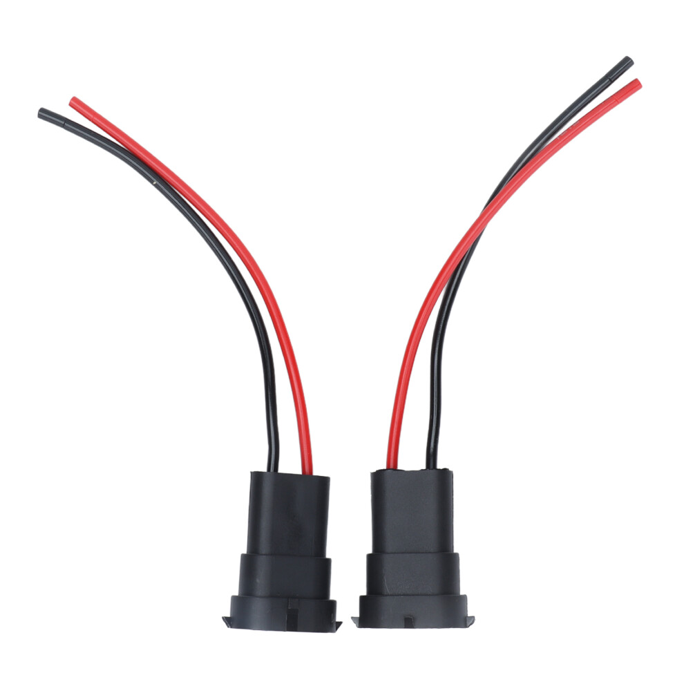 2Pcs Socket Wires Adapter For H11 H8 880 890 Bulbs 12V Copper Wire 5061376491224