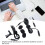 Microphone Lavalier Professionnel 360 Omnidirectionnel, Noir, 1,5 m 4