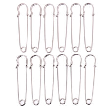 Heavy Duty Safety Pins, Strong and Durable Large Jumbo Fasteners for Blankets Kilts Crafts, Stainless Steel Rust Resistant Secure Hold Fastening