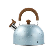 Bollitore da tè per piano cottura in acciaio inox con fischietto, bollitore per piano cottura con funzione fischietto per far bollire l'acqua con