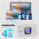 Κινητός δρομολογητής 4G LTE για ταξίδια, υποστηρίζει 10 χρήστες με μπαταρία μεγάλης 3