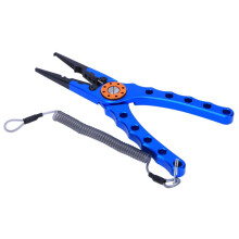 High-Performance Fishing Pliers, Quality Assurance, Easy Use, Narrow Serrated Nose, For Professional Anglers, Blue