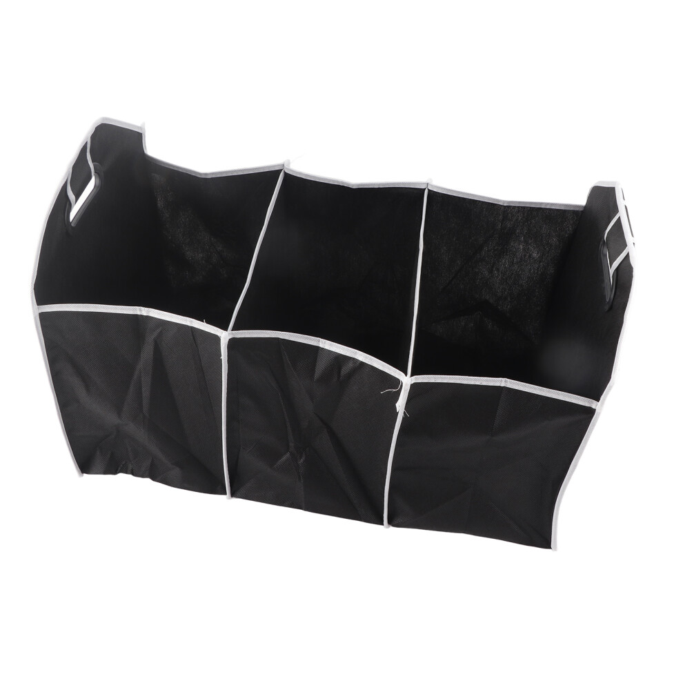 Foldable Car Trunk Organizer Cargo Storage Bag Non Woven Fabric With Reinforced Handles 3031376494091
