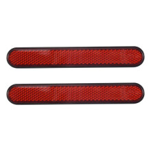 Motorcycle Front Fork Reflector Sticker Lower Legs Slider Safety Warning for Softail Sportster 883 1200  Red