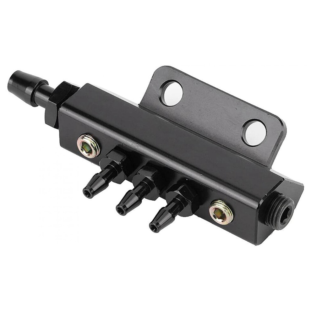Vacuum Manifold, 5 Port Car Vacuum Block Intake Manifold Fuel Gas Wastegate Turbo Boost 6034244273696
