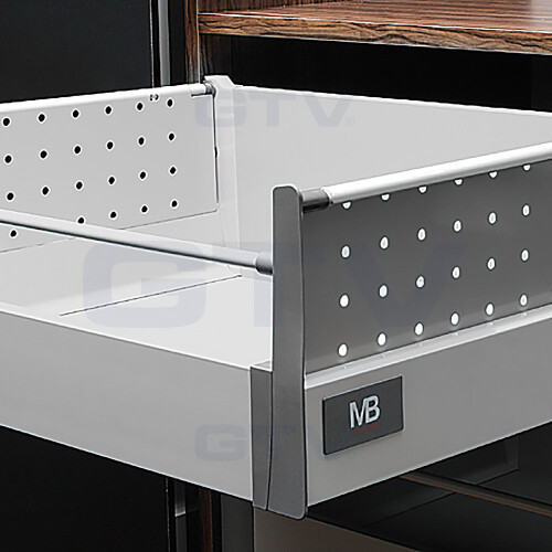 GTV Perforated Sides for Drawer Box Modern Box Runners 2
