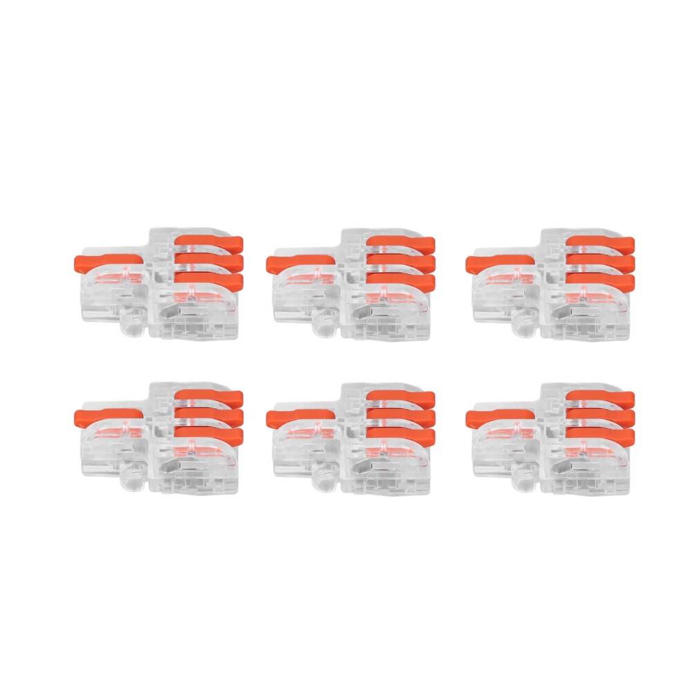 15Pcs Transparent Df-13 Terminal Block Wire Connector, 0.2-4 Mmâ² 7891382291284