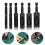 Professional Hollow Hole Punch For Leather And Plastic Materials, Model 2, DrillDriven, For Electric Drills 2