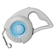 Retractable Dog Leash with Lock, 5M Nylon Lead, NoSlip Handle for Safe Long Walks