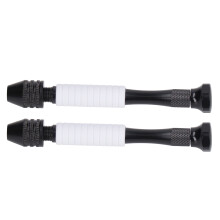2Pcs Hand Twist Drill Set 0.3-3.2mm Adjustable Pin Vise