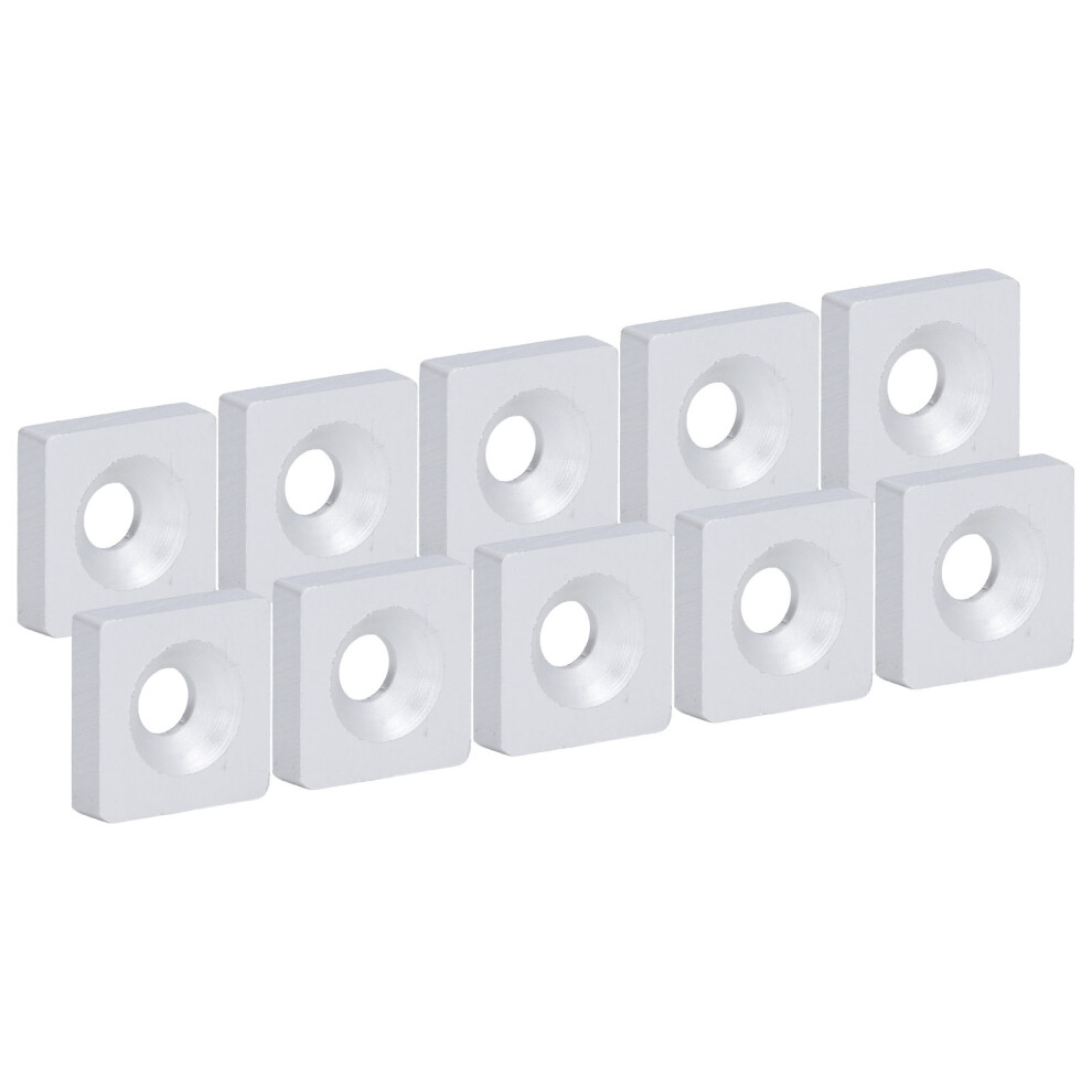 Silver Aluminum Alloy Profile End Caps For Cnc 3D Printer - 10Pcs 4901376500131
