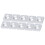 Silver Aluminum Alloy Profile End Caps for CNC 3D Printer - 10Pcs 12