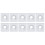 Silver Aluminum Alloy Profile End Caps for CNC 3D Printer - 10Pcs 2