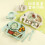 Pink Cartoon Elephant Kids Dinnerware Set, Microwave Dishwasher Safe, Durable 4Piece Tableware 5